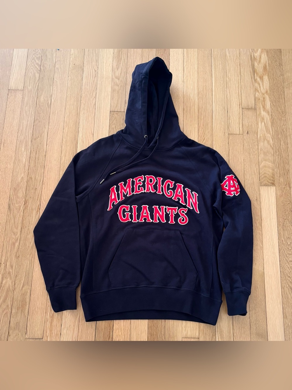Ebbets Field Flannels Chicago American Giants Negro League Hoodie Mens Small